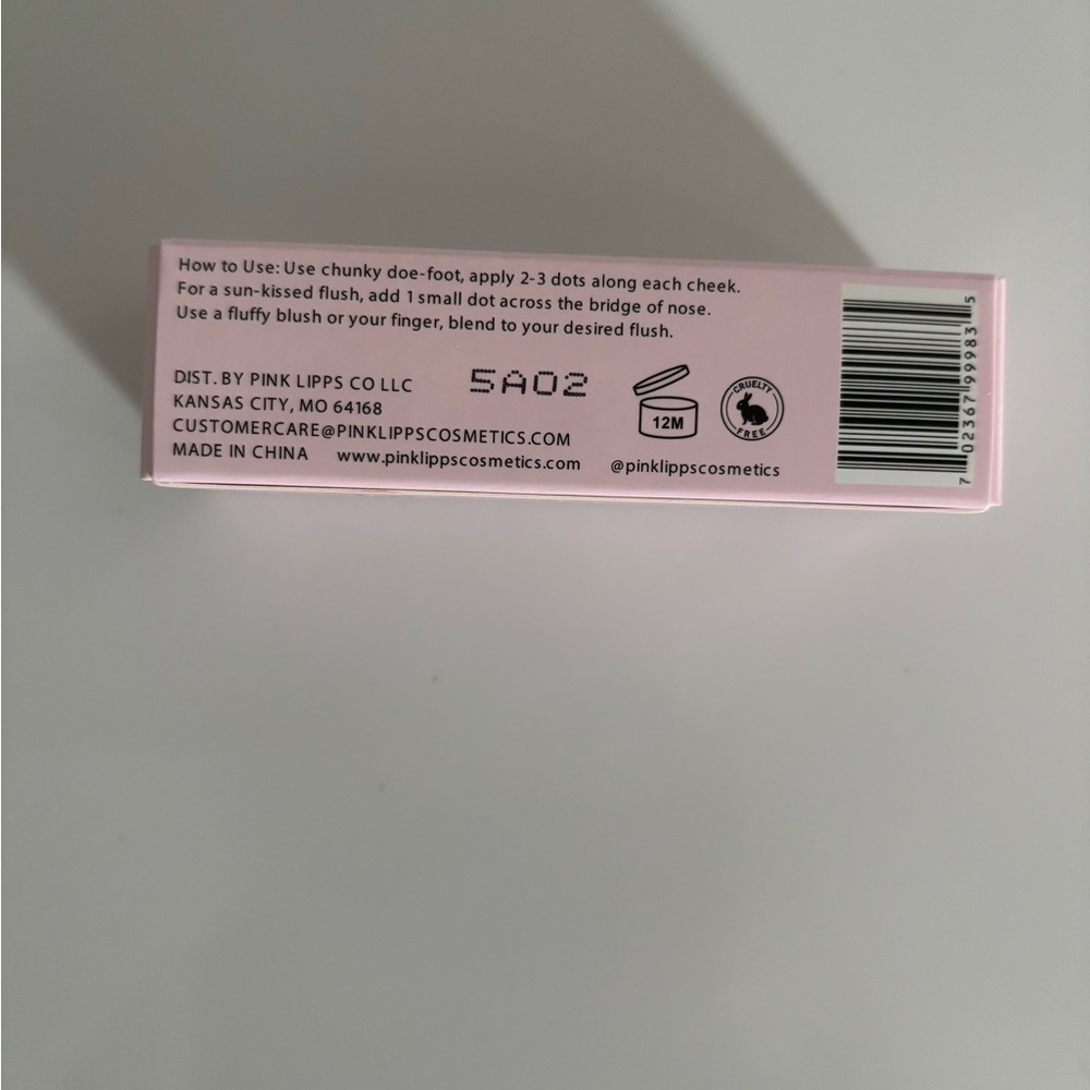 New Pinklipps Everlasting Liquid Blush - Rare - Picture 2 of 3